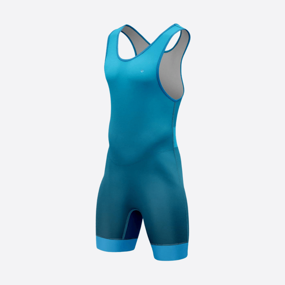 Blue Wrestling Singlet