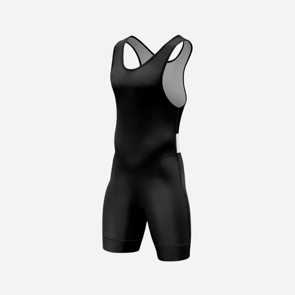 Black Wrestling Singlet