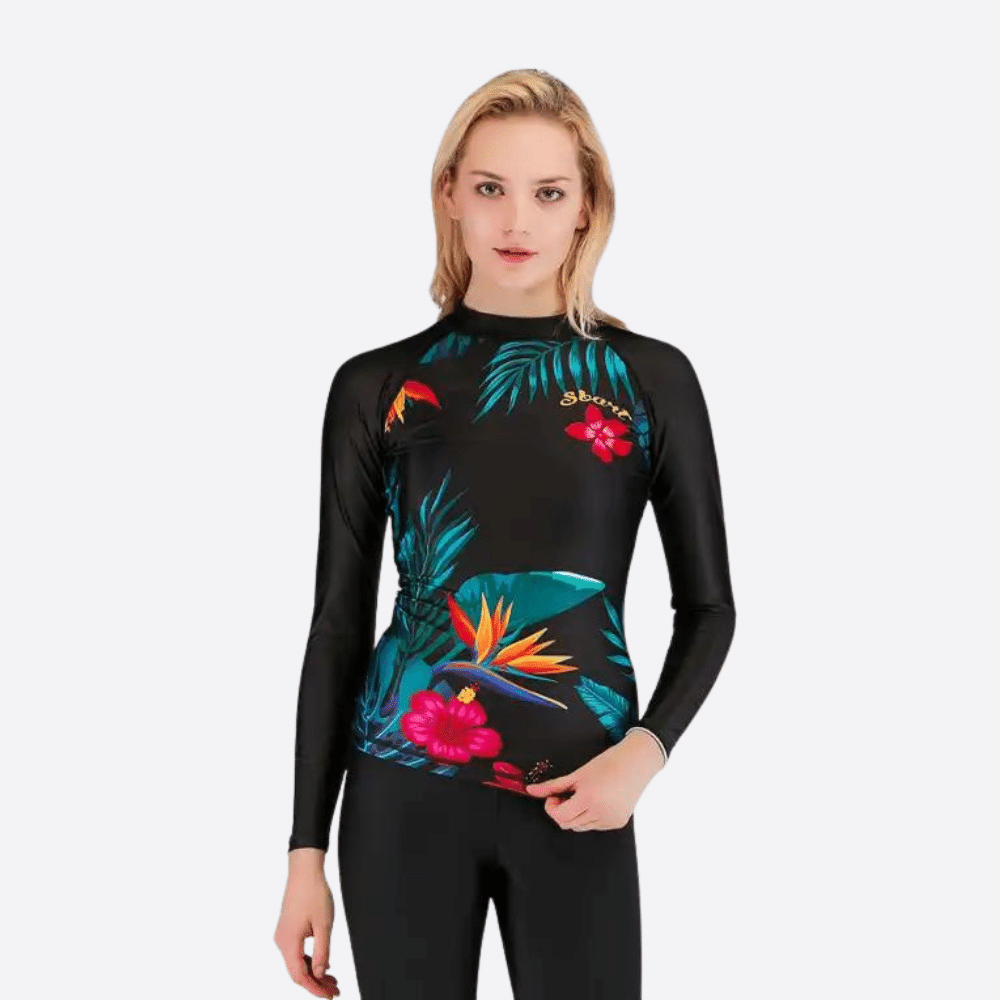 Printed Swimsuit Top